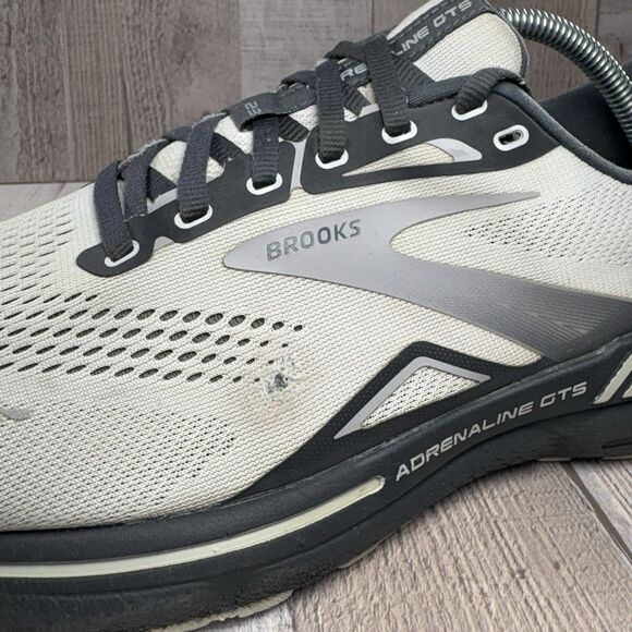 Brooks Adrenaline GTS 23 Mens 10 Extra Wide Running Shoes Athletic Sneakers Gray - Picture 15 of 16